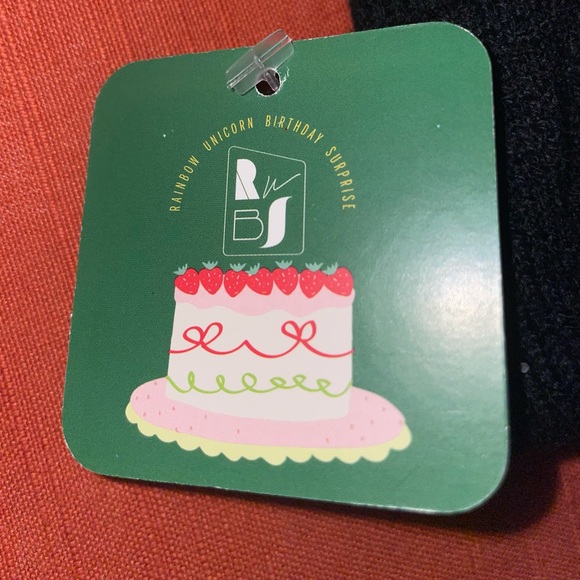 Child’s Rainbow Unicorn Birthday Surprise Beanie with 2 Poms - NWT - Picture 4 of 4